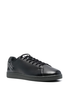 Raf Simons кеды на шнуровке, черный