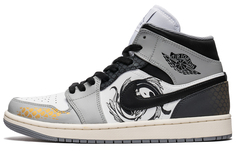 Jordan Air Jordan 1 винтажные баскетбольные кроссовки мужские, Light Gray