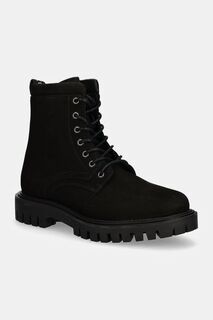 Кожаные туфли CASUAL HILFIGER CHUNK Z NBK BOOT Tommy Hilfiger, черный