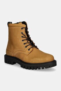 Кожаные туфли CASUAL HILFIGER CHUNK Z NBK BOOT Tommy Hilfiger, коричневый