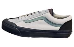 Кроссовки Vans Small Earth износостойкие дышащие низкие кроссовки мужские белые черные зеленые, White/Green