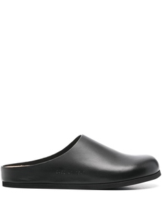 Common Projects тапочки с серийным номером, черный