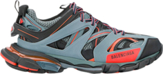 Кроссовки Balenciaga Track Trainer Dark Grey Orange, серый