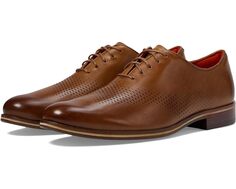 Оксфорды Cole Haan Washington Grand Laser Wing, цвет British Tan/Lava Energy