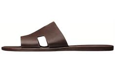 Сандалии Izmir из гладкой телячьей кожи цвета мокко Hermes