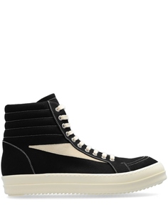 Rick Owens DRKSHDW высокие винтажные кеды, черный