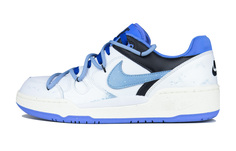 Кроссовки Nike Full Force Skateboarding Shoes Men Low-top Blue/white, синий/белый