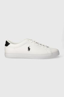 Кожаные кроссовки LONGWOOD Polo Ralph Lauren, белый