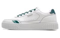 Кроссовки XTEP Skateboarding Shoes Men Low-top Sail White/velvet Pine Color, белый