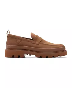 Лоферы степперы Clarks, коричневый
