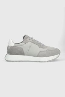 Кроссовки LOW TOP LACE UP MIX Calvin Klein, серый