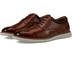 Оксфорды Nunn Bush Chase Plain Toe, цвет Cognac