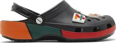 Кроссовки 7-Eleven x Classic Clog Black, черный Crocs
