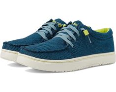 Кроссовки L.L.Bean Higgins Beach 4 Eye Slip-On Fabric, цвет Deep Water Blue L.L.Bean®