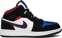 Кроссовки Air Jordan 1 Mid SE GS Rivals, разноцветный