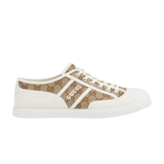 Кроссовки Gucci GG Canvas Trainer, кремовый