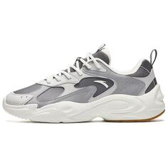 Кроссовки ANTA Life Collection Lifestyle Shoes Men Low-top Soot Grey/cumulus Grey, серый
