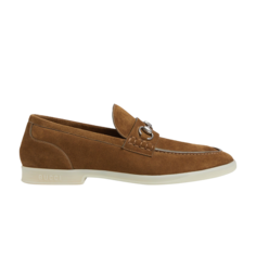 Лоферы Gucci Horsebit Loafer, коричневый