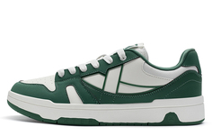 Кроссовки XTEP MAXX LITE Skateboarding Shoes Men Low-top Sail White/deep Emerald Green, зеленый