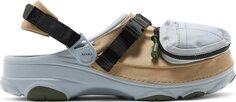 Кроссовки BEAMS x Classic All Terrain Outdoor Clog Grey, серый Crocs