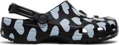 Кроссовки Awake NY x Classic Clog Home Is Where The Heart Is - Black, черный Crocs