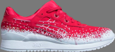 Кроссовки gel lyte 3 snowflake Asics, красный