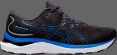 Кроссовки gel cumulus 24 graphite grey electric blue Asics, серый
