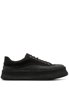 Кроссовки Jil Sander Lace-up, черный