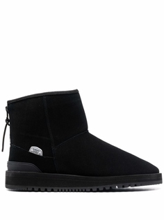 Suicoke ботинки с мехом, черный