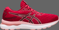 Кроссовки wmns gel nimbus 24 cranberry frosted rose Asics, красный