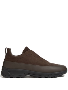 Zegna кроссовки Monte, коричневый