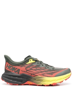 Кроссовки Hoka Speedgoat 5, темно-зеленый/красный