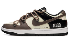 Кроссовки Nike Dunk, коричневый/белый
