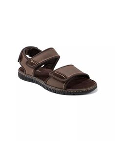 Мужские сандалии Jasper с четвертьремешком Rockport, коричневый
