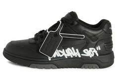 Кроссовки мужские Off-White с принтом, черный / белый