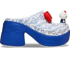 Сабо Crocs x Hello Kitty Siren, белый/синий