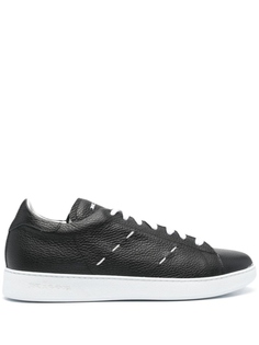 Kiton кроссовки с фирменным каблуком, черный