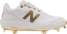 Бутсы New Balance Fresh Foam 3000v5 Metal White Gold, белый
