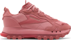 Кроссовки cardi b x wmns classic leather sandy rose Reebok, розовый