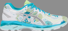 Лимитированные кроссовки wmns gel kayano 23 white floral Asics, белый