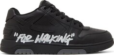Кроссовки Off-White Out of Office For Walking - Black White, черный