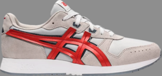 Кроссовки lyte classic glacier grey red clay Asics, серый