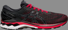 Кроссовки gel kayano 27 classic red black Asics, красный