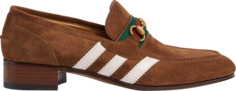 Кроссовки Adidas Adidas x Gucci Loafer Light Brown Suede, коричневый