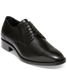 Мужские классические туфли-оксфорды hawthorne plain Cole Haan, черный