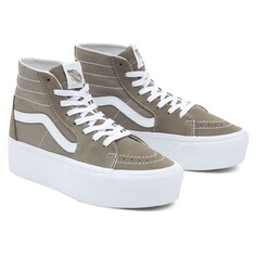 Кроссовки Vans SK8-Hi Tapered Stackform, бежевый