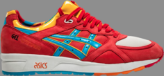 Кроссовки patta x parra x gel lyte speed 5 year anniversary Asics, красный