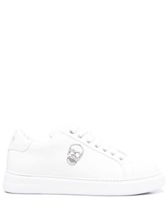 Кроссовки с декором Skull Philipp Plein, белый