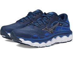 Кроссовки Mizuno Wave Horizon 7, цвет Dress Blue/Silver