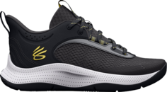 Кроссовки Under Armour Curry 3Z6 GS Jet Grey Gold, серый
